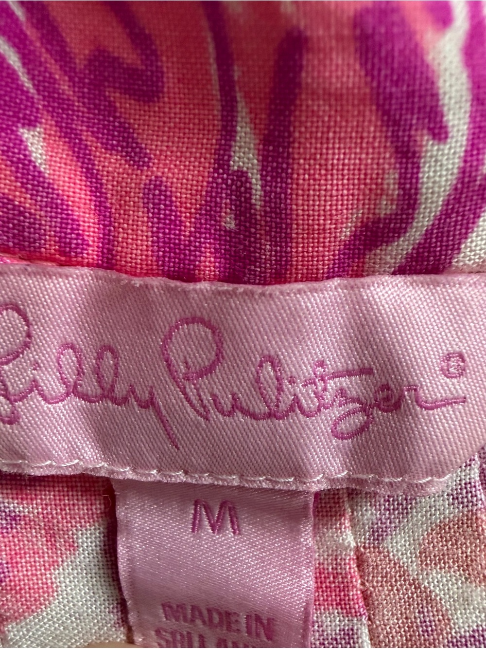 Lilly Pulitzer Pink & White Tropical Print Tunic - Picture 2 of 9
